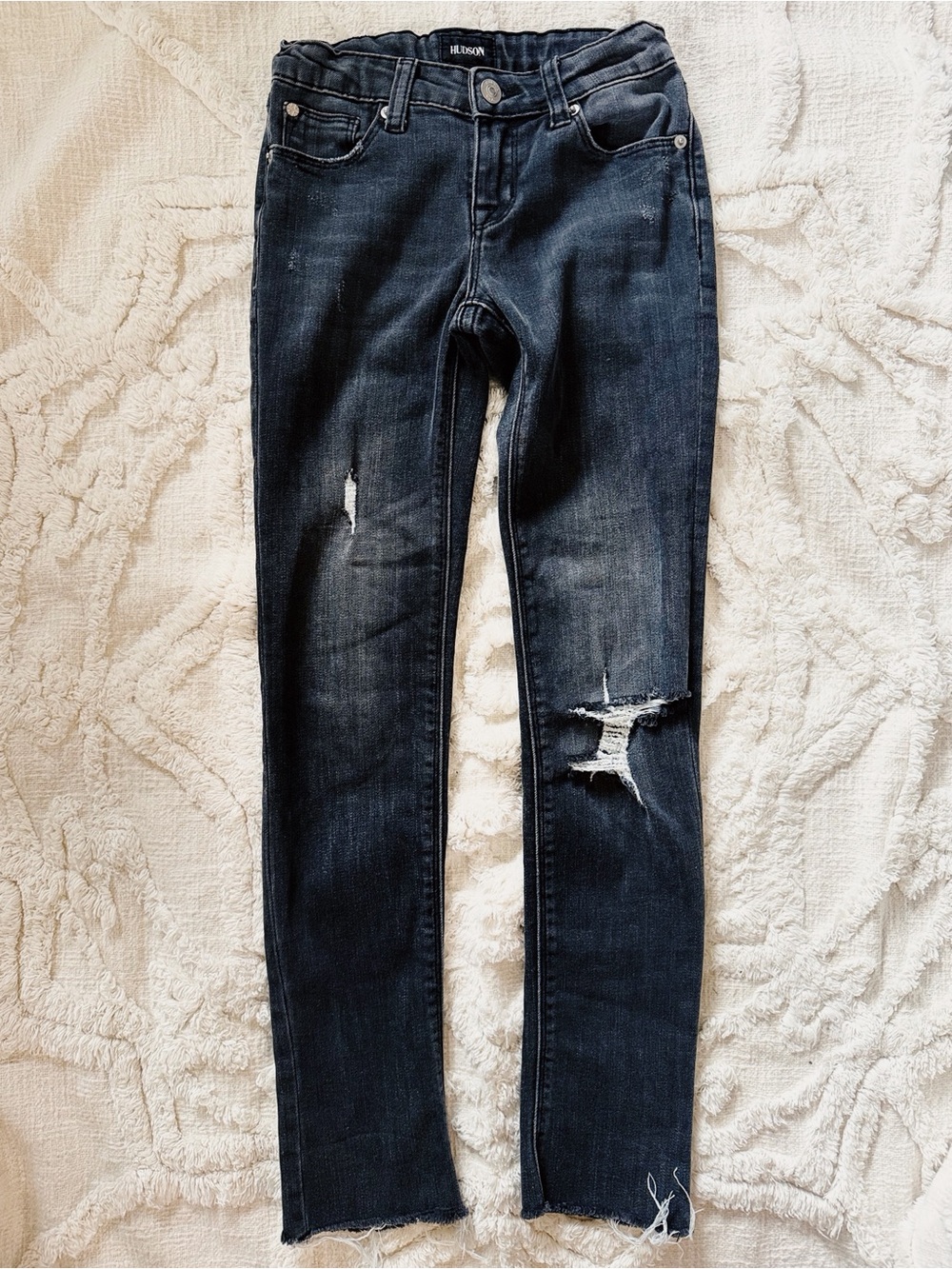 Hudson Kids Distressed Skinny Jeans - Size 10 - EUC